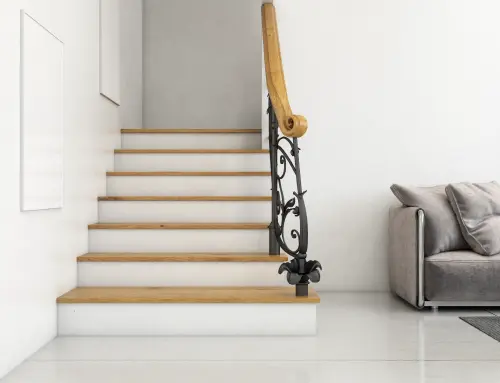 a staircase in a house